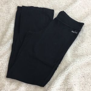 Spalding black yoga pants